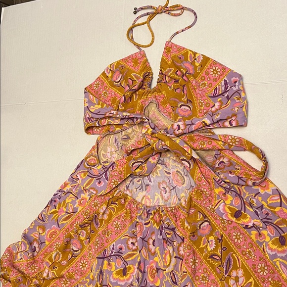 SPELL & THE GYPSY COLLECTIVE LOLITA HALTER MAXI DRESS LARGE - Picture 9 of 16